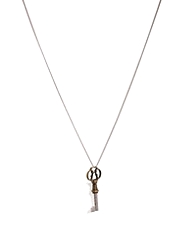 2 Toned Key Necklace