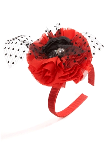 4-i-ett diadem + hårklämma + brosch