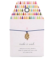 4 Leaf Silk Card Bracelet