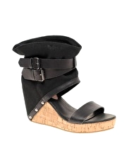 80%20 Feather Washed Canvas Cuff Cork Wedge