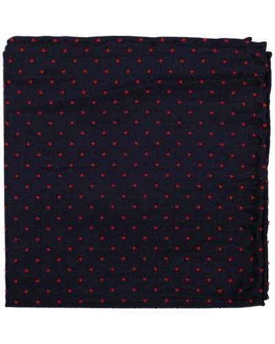 A Christensen Handkerchief Dot Navy/Red