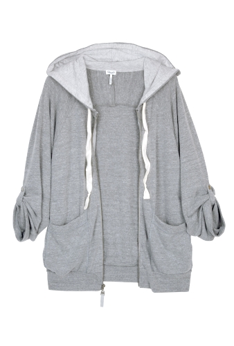 Active Always Hooded Zip Jumper by Splendid