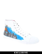 Adam Duffy New York Hi-Top Plimsolls