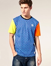 Adidas Originals Checkerboard Printed T-Shirt - 2