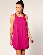 Adidas Vest Dress with Bubble Hem and Racer Back