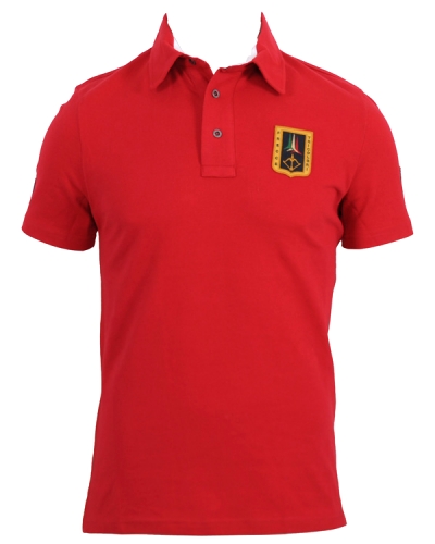 Aeronautica Polo Short Sleeve PO450 Piké Red