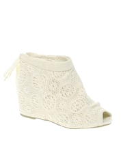 ALDO Checo Crochet Peep Toe Boot
