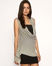 All Saints Amra Silk Mix Vest