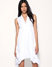 All Saints Empire Line Cocoon Dress