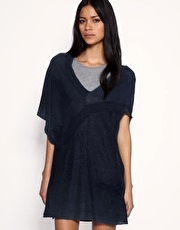 All Saints Suesha Linen Mix Top