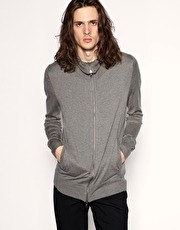 All Saints Trait Zip Through Sweat Top - 2