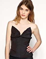 All Saints Viola Corset Top