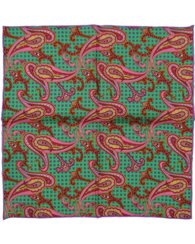 Amanda Christensen Handkerchief Paisley Green