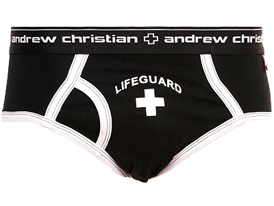 Andrew Christian - Lifeguard Brief Black