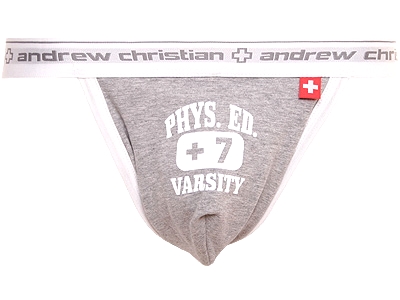 Andrew Christian - Phys Ed Jock Heather Grey