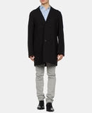 ANN DEMEULEMEESTER - Medellång jacka