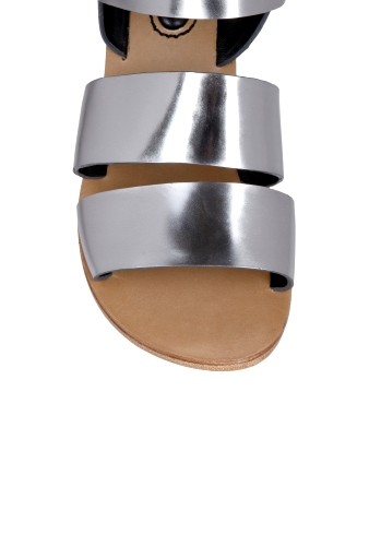 Anthracite & White Wedge Sandal by See By Chloe Shoes