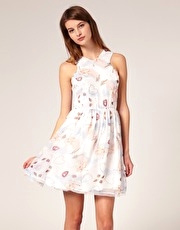 Antipodium Blissin Out Chicfaced Print Dress