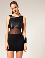 Aqua Biker Mini Dress