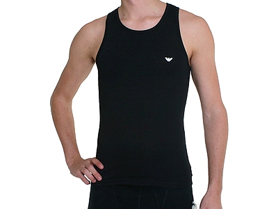 Armani - Cotton Black Tanktop