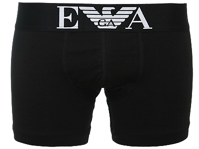 Armani - Logo Black Boxer Brief