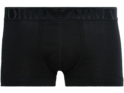 Armani - Stretch Cotton Trunk Black