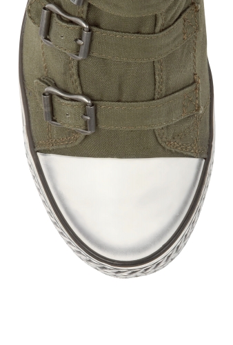 Army Genial Mid Wedge Buckle Trainer by Ash