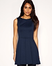 ASOS 60s Waisted Ponte Dress