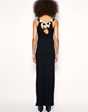 ASOS AFRICA Beaded Cross Back Maxi