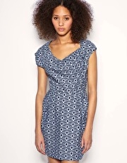 ASOS AFRICA Cowl Neck Dress