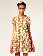 ASOS AFRICA Drop Waist Dress