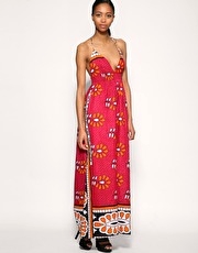 ASOS AFRICA Halter Maxi Dress