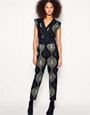 ASOS AFRICA Printed Jumpsuit