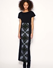 ASOS AFRICA Printed Maxi Dress