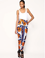 ASOS AFRICA Printed Trousers