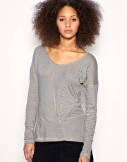 ASOS AFRICA Stripe Cutabout Top