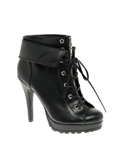 ASOS ALI Leather Closed Toe Boot