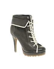 ASOS ALI Leather Closed Toe Boots