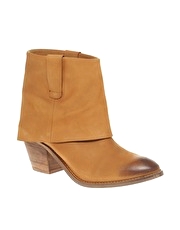 ASOS ANNA Leather Cuff Boot