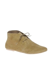 ASOS APPLE Suede Desert Ankle Boot