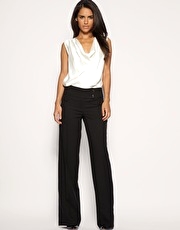 ASOS Bi-Stretch Wide Leg Tailored Trouser