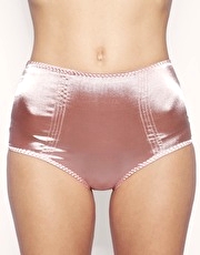 ASOS Boudoir REVIVE High Waisted Seam Detail Brief