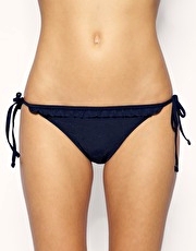 ASOS Broderie Tie Side Bikini Briefs