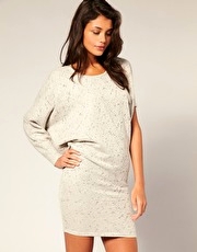 ASOS Burn Out Asymmetric Sweat Dress