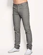 ASOS Check Skinny Jeans