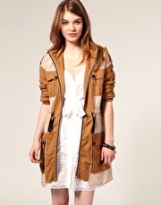 ASOS Colour Block Utility Parka