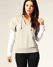 ASOS Contrast Sleeve Hoodie