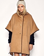ASOS Contrast Trim Cape