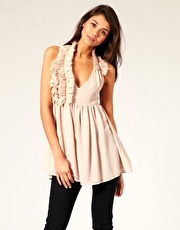 ASOS Corsage Detail Empire Babydoll Top
