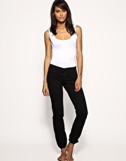 ASOS Cross Front Skinny Brushed Sweat Joggers